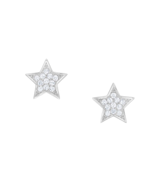 Grace Celestial Charm Diamond CZ Stud Earring