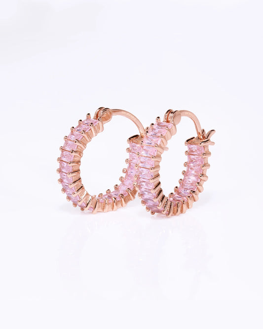 Tilda Chic CZ Diamond Huggie Earrings