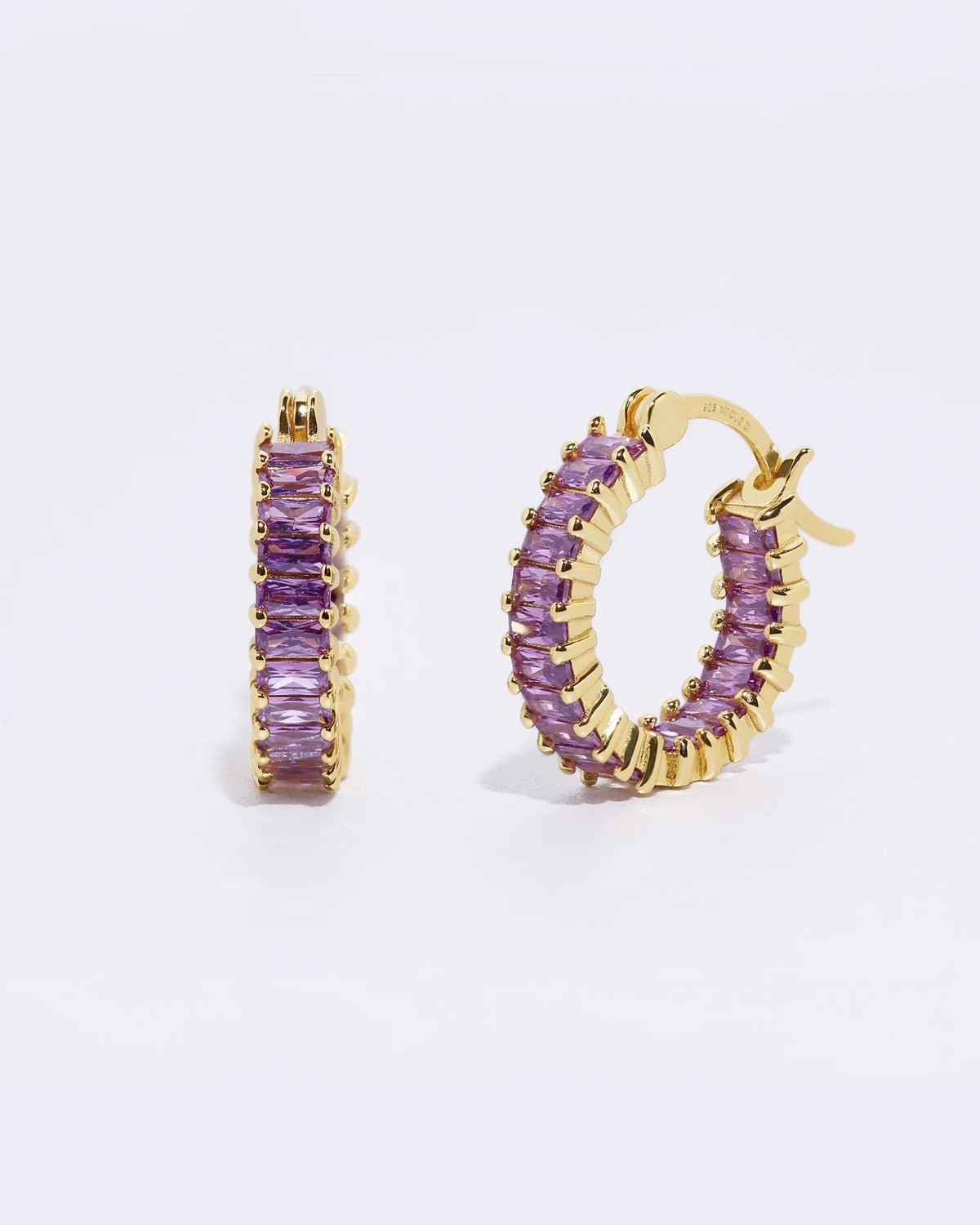 Tilda Chic CZ Diamond Huggie Earrings