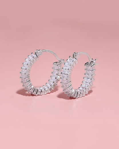 Tilda Chic CZ Diamond Huggie Earrings